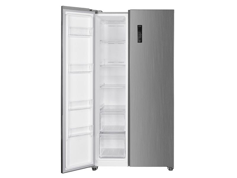 Kibernetik Foodcenter ECOFC595 Grau Side by Side Kühlgerät