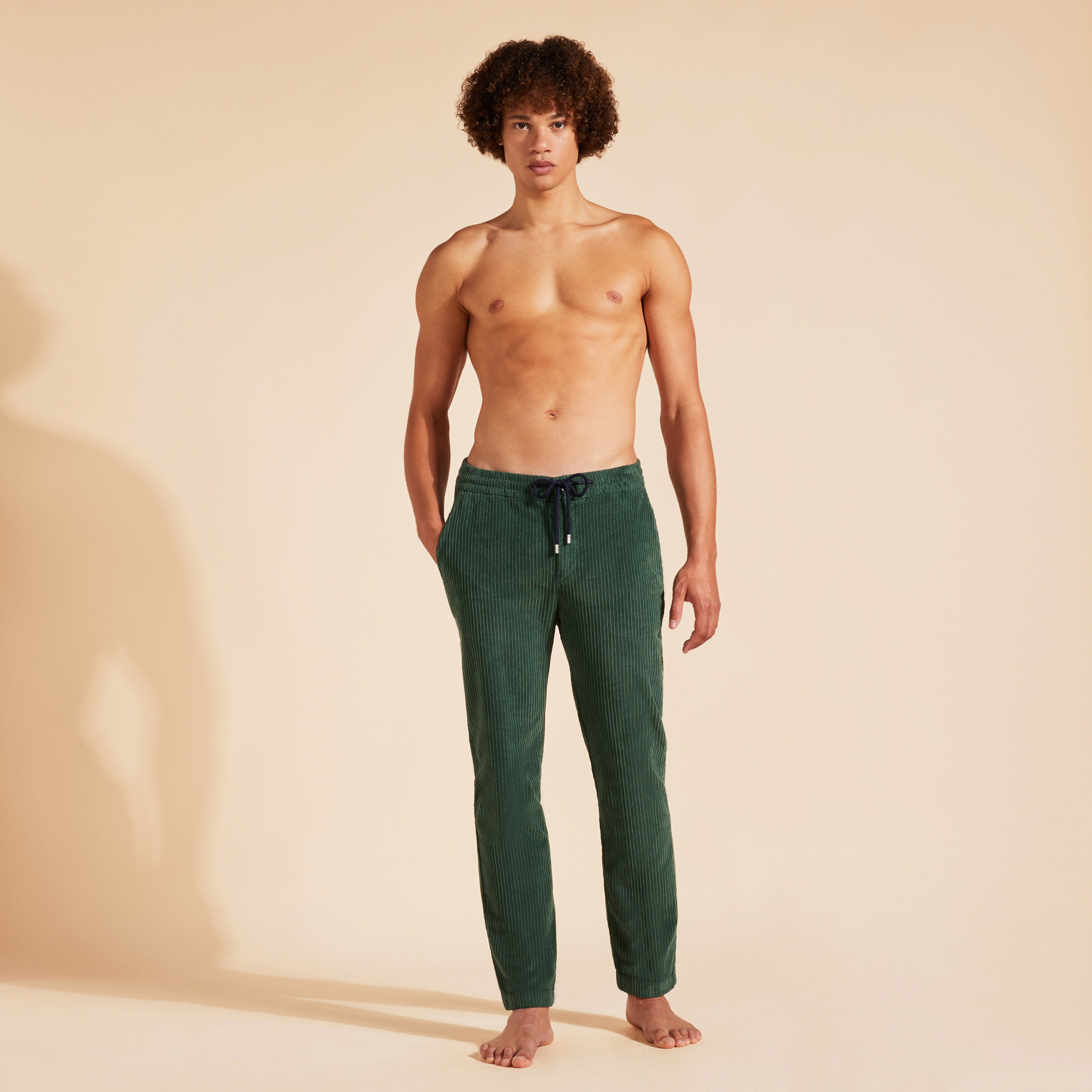 Jogging Vintage en Velours Côtelé Homme