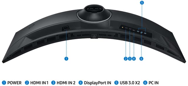 Samsung Odyssey G95C LS49CG954EUXEN 49” buet VA gaming-skærm