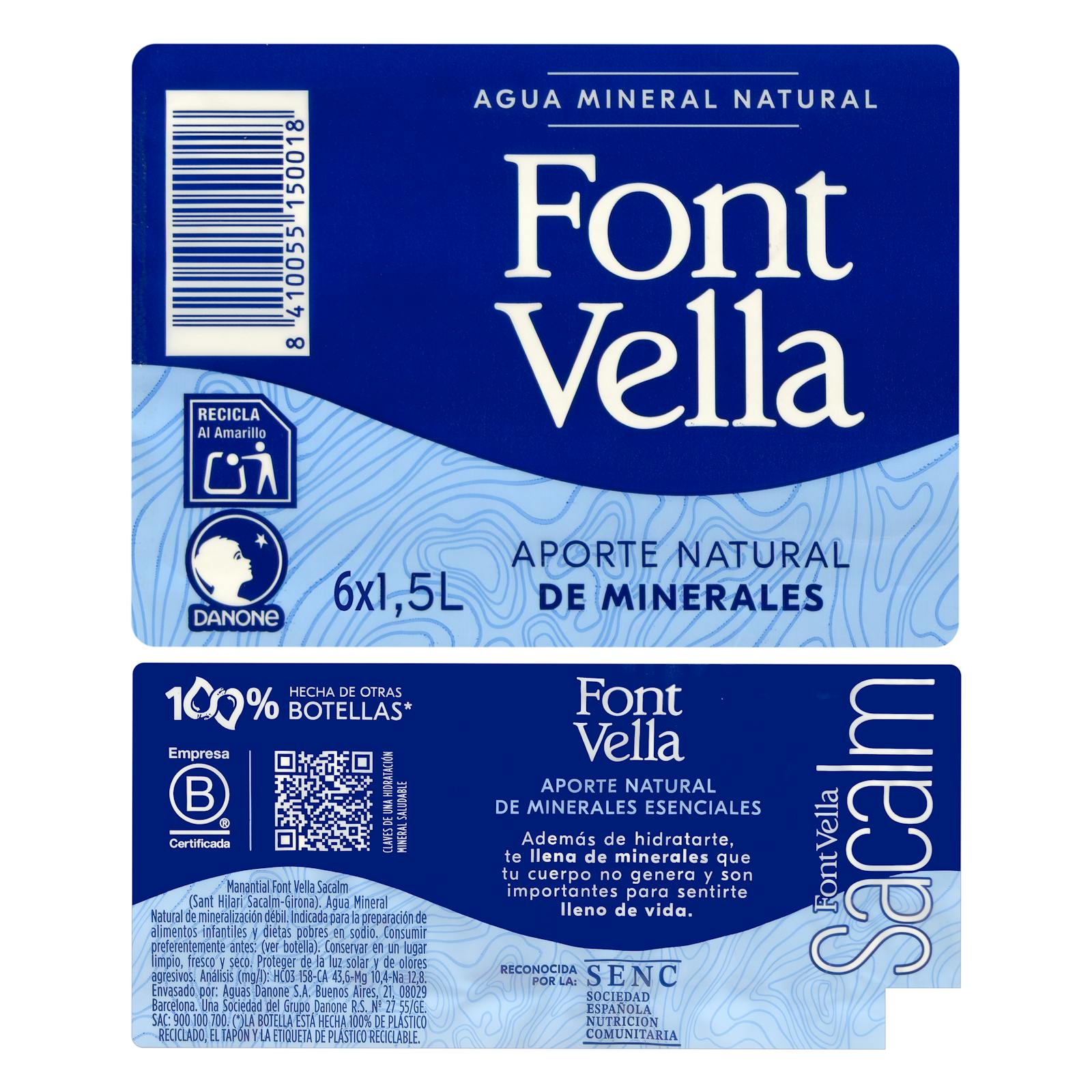 Grande eau minérale Font Vella