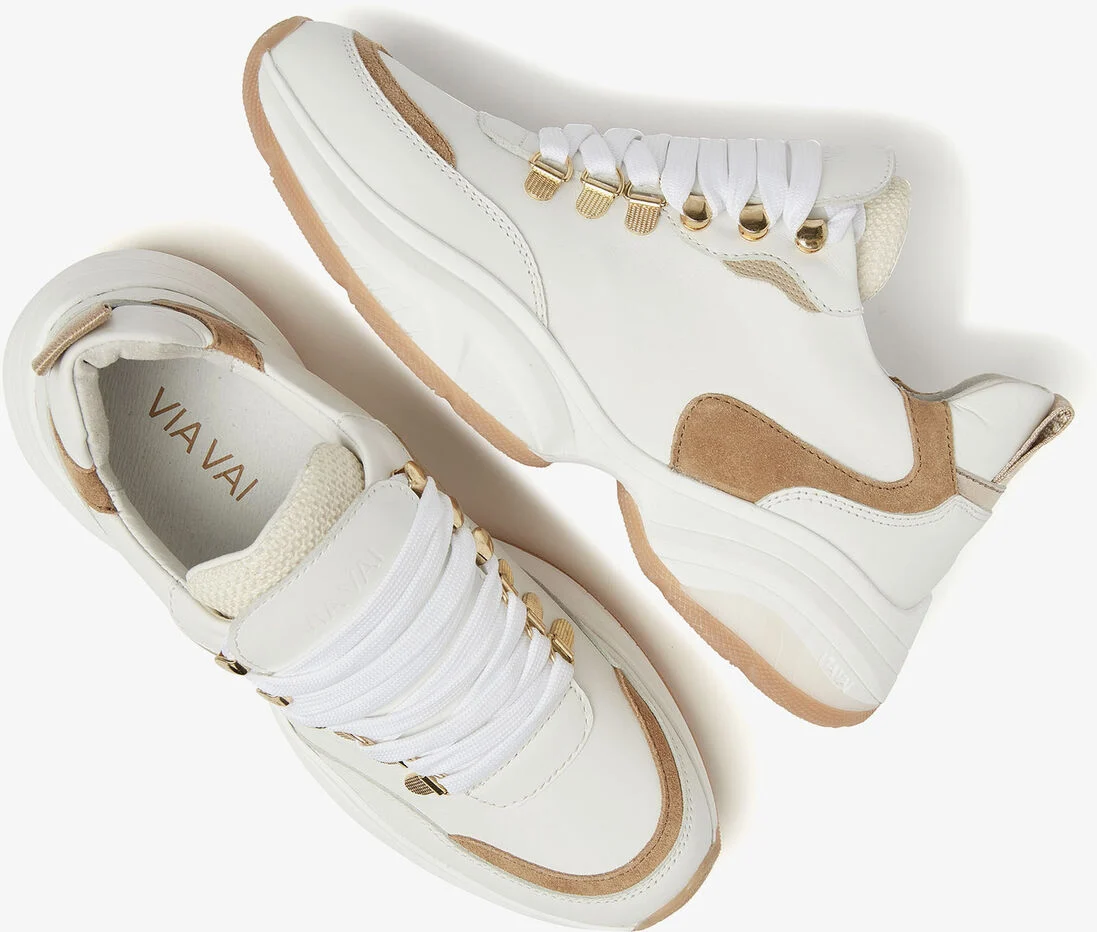 VIA VAI witte via vai lage sneakers pepper clay