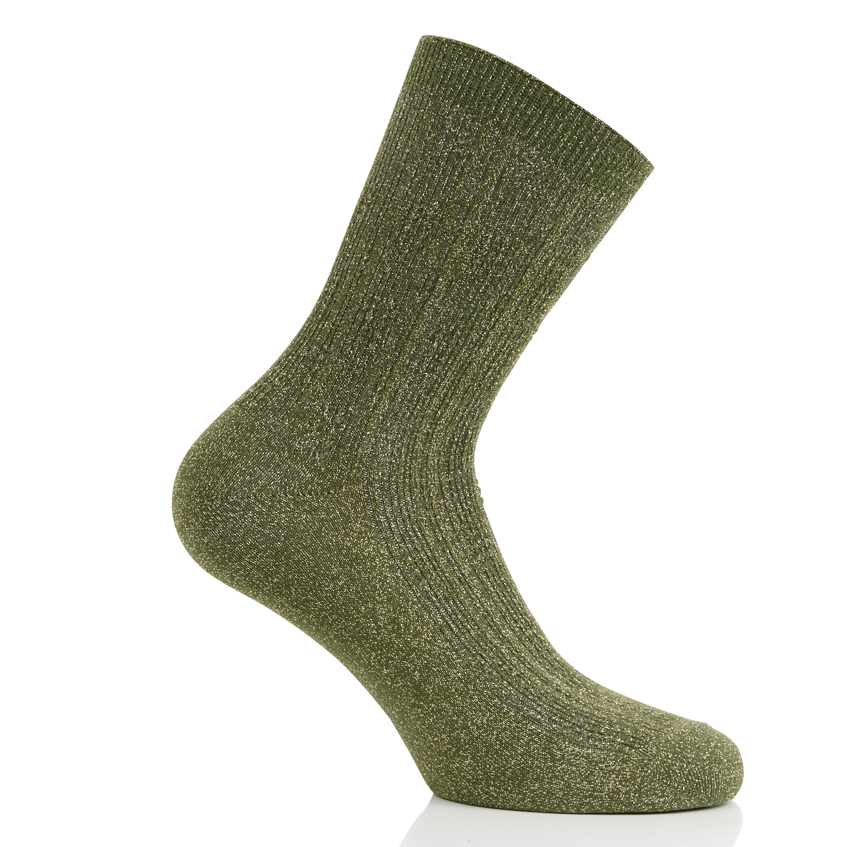 WATSON - Chaussettes en coton mélangé pailletées | Vert