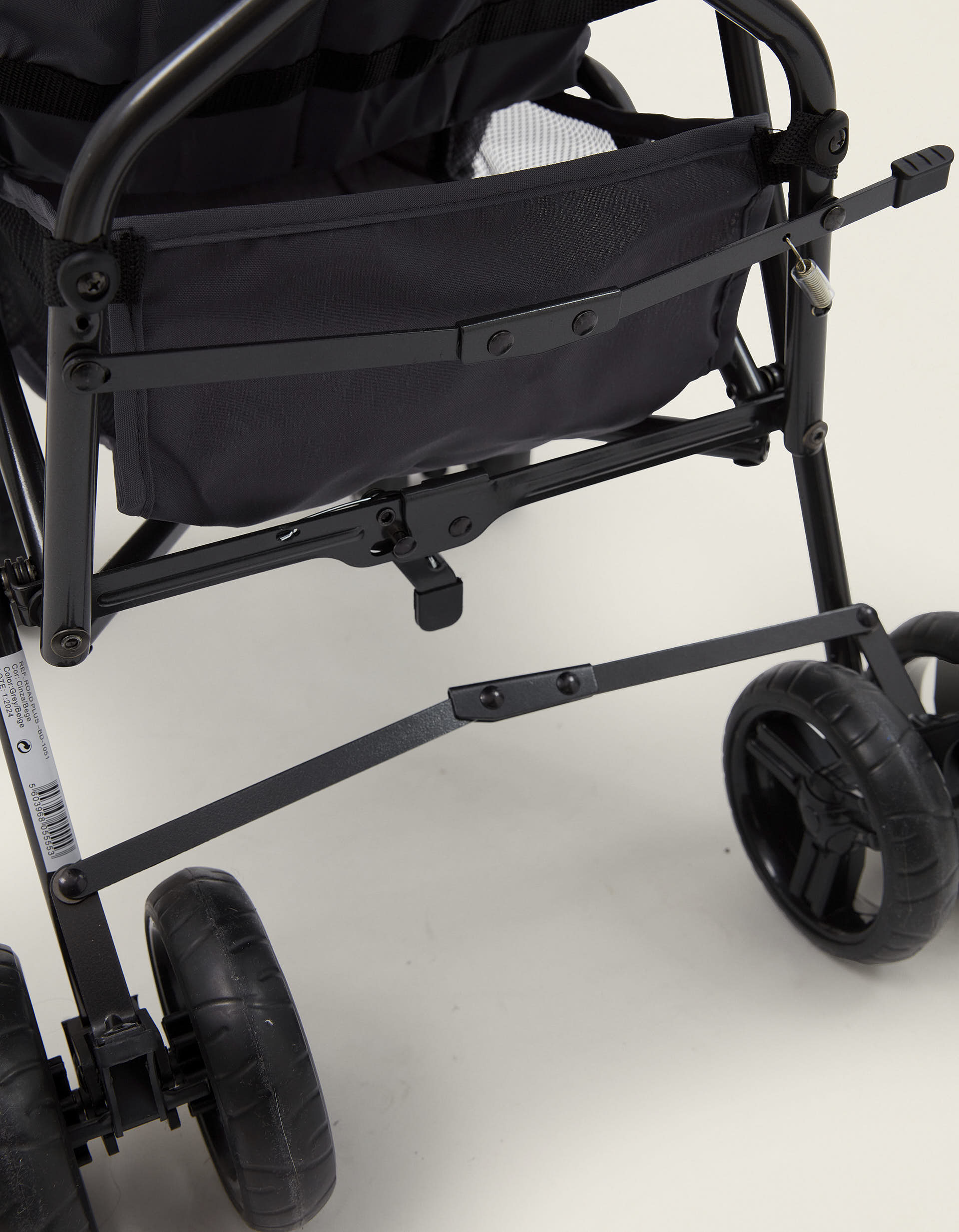 Carrinho Bengala ZY Safe Road Plus, Preto