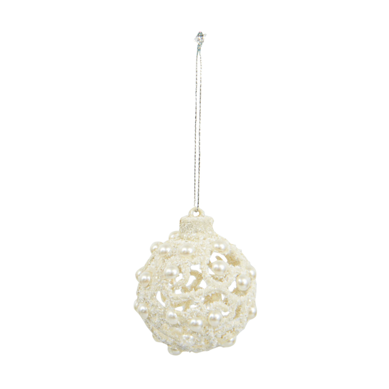 Boule scintillante avec perles