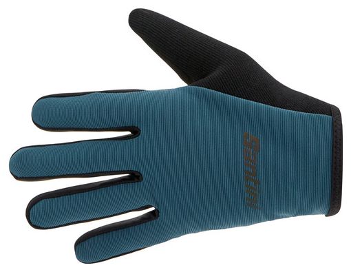 Gants Longs VTT Santini Gravel Bleu