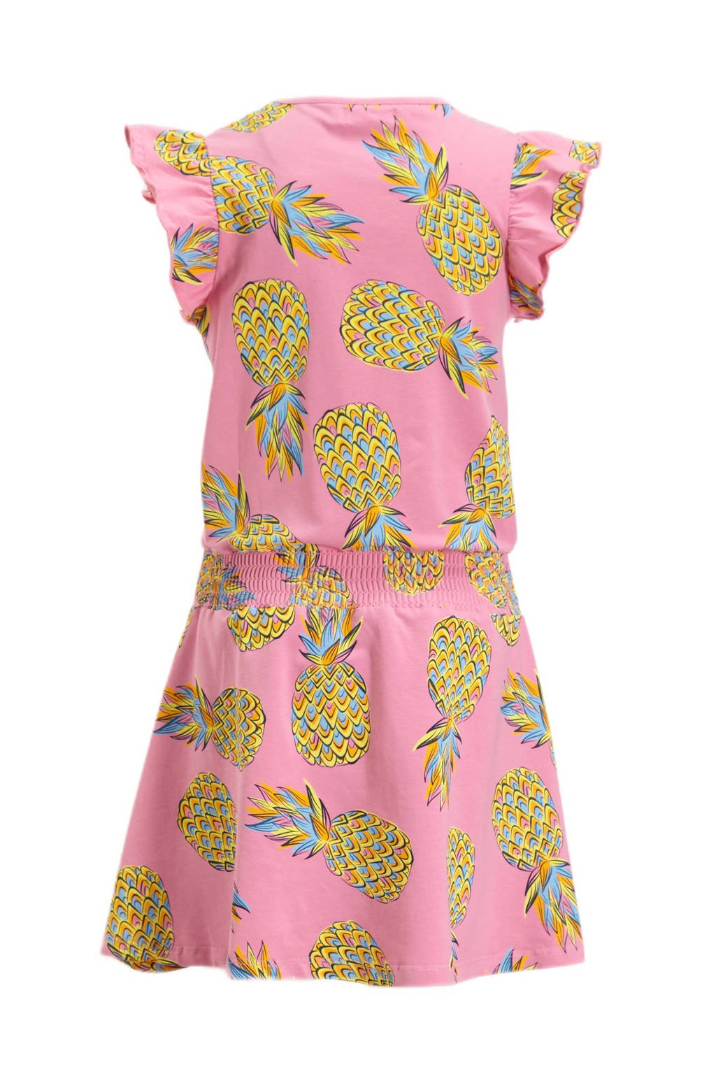 Orange Stars jurk Phyllis met all over print roze