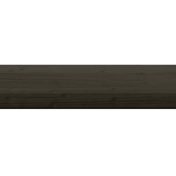 Afdekprofielplank grenenhout antraciet ca. 180 x 14,5 x 2,8 cm
