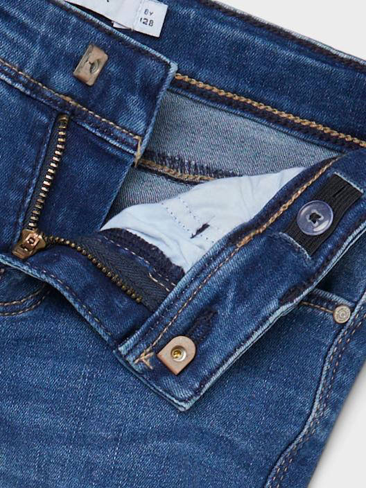 NAME IT skinny jeans NKFPOLLY dark blue denim