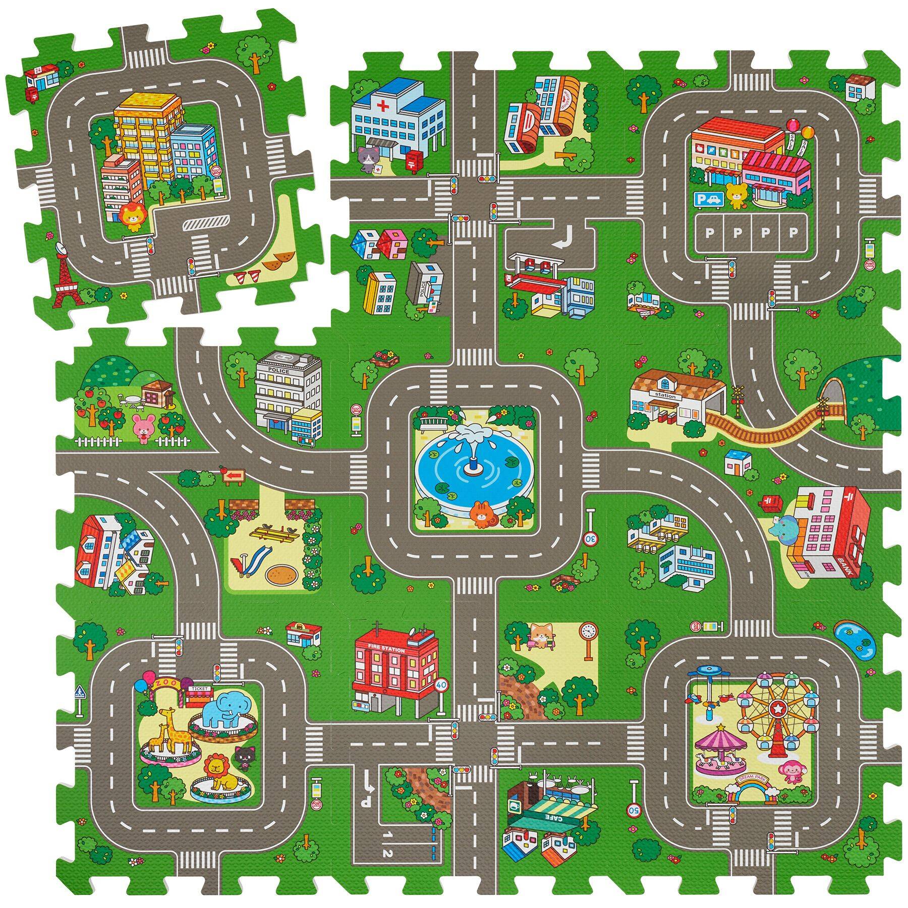 Puzzlematte MyCity