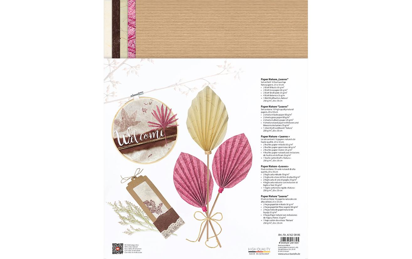 Bastelpapier Natur LeavesPapier zum Basteln