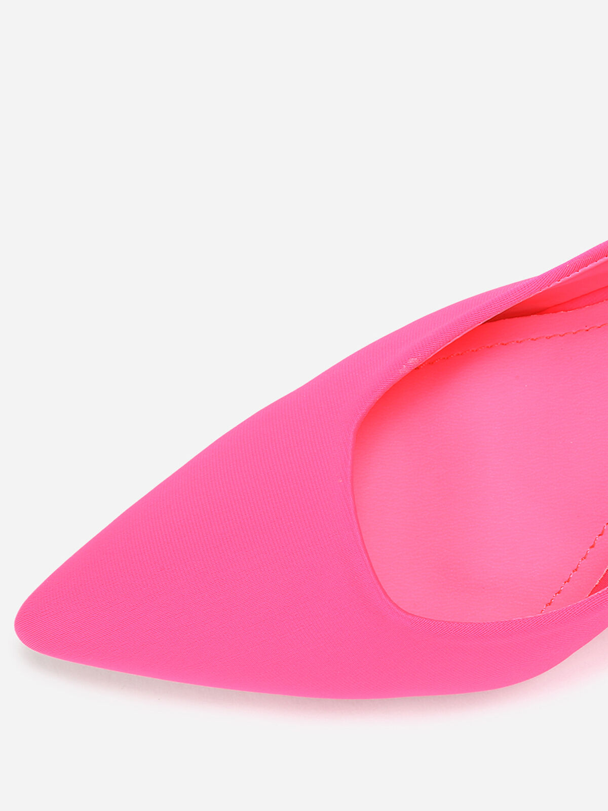 Escarpins ouverts pointus à talon fin- Fuchsia