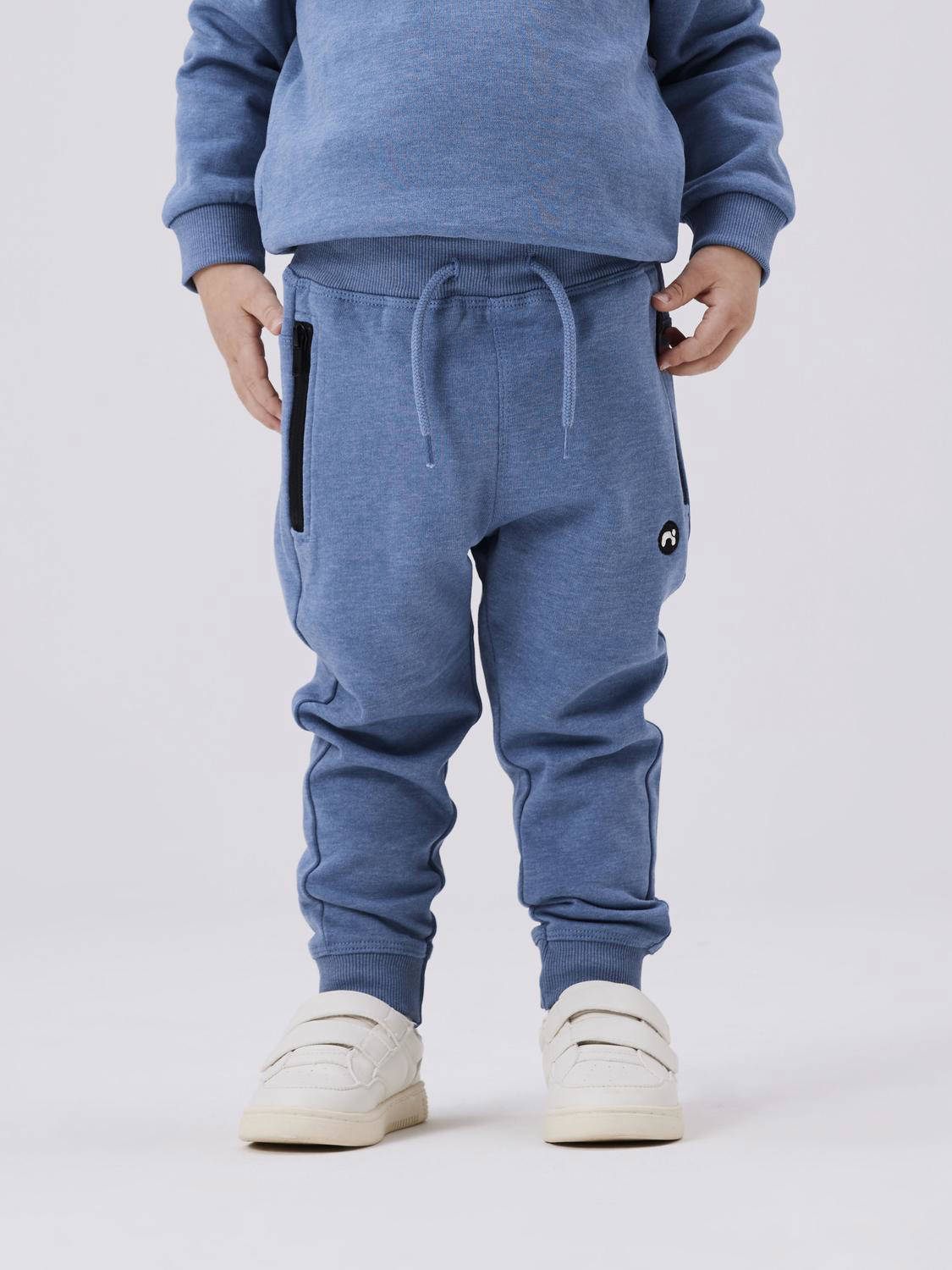 NAME IT slim fit joggingbroek NMMVIMO helderblauw