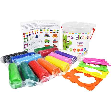 Nara factory 13 pcs clay+4 moulds in buc