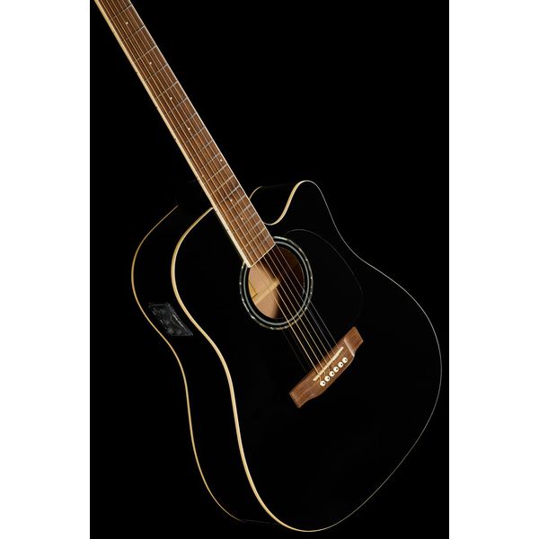 Harley Benton CLD-60SCE BK Visual Art Bundle
