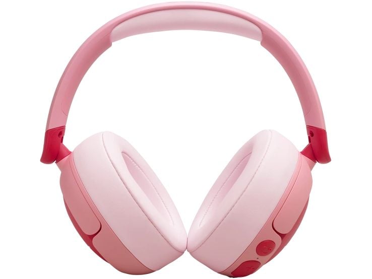 JBL Over-Ear-Kopfhörer Junior 470NC Pink Drahtloser Kopfhörer für Kinder mit Lautstärkenbegrenzung