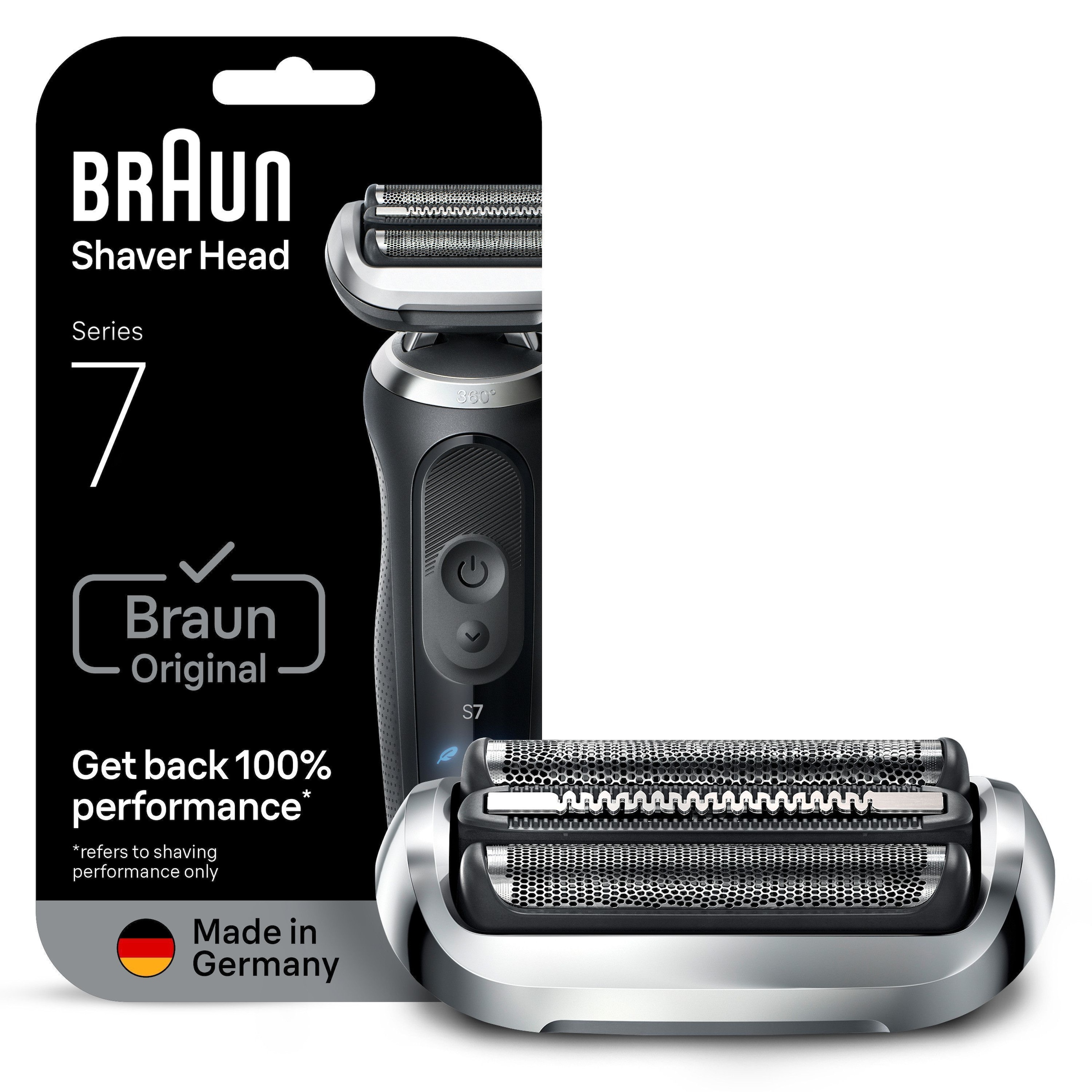 Braun Ersatzscherkopf »Series 7 74S« Kompatibel mit Braun Series 7 Rasierern der Generation 70, 71 und 72
