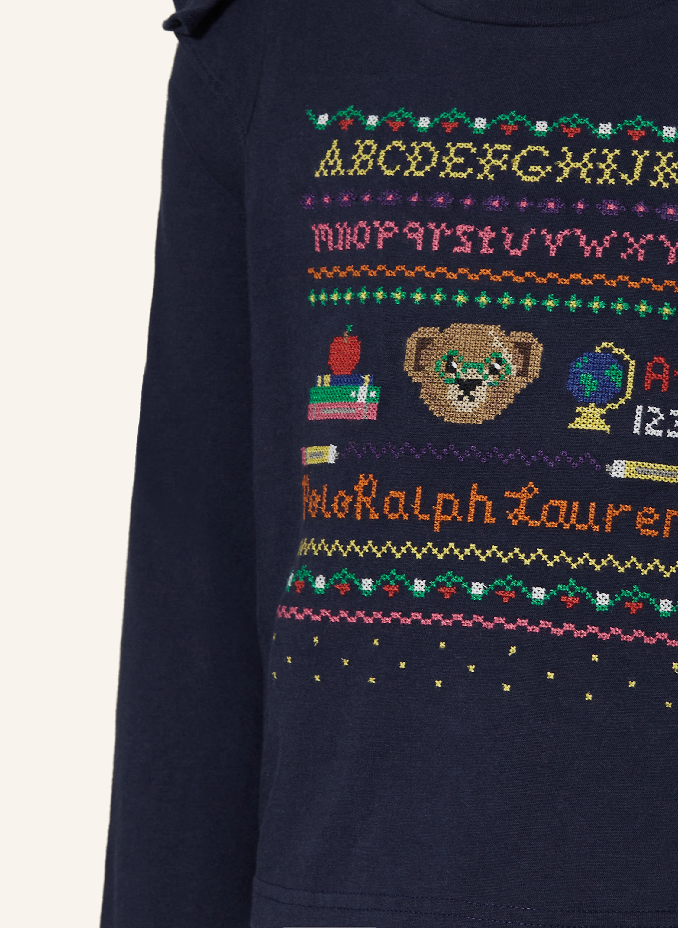 POLO RALPH LAUREN Longsleeve mit Volants