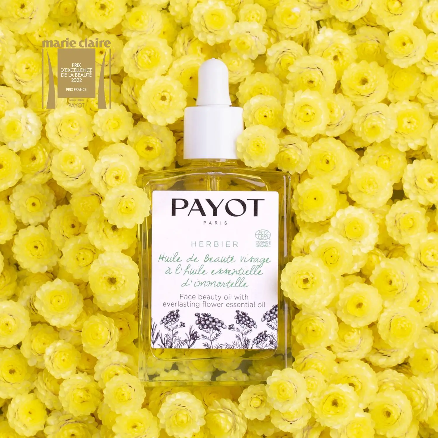 Payot - Huile de beauté visage à l'huile essentielle d'immortelle Huile de beauté visage - Soin de jour