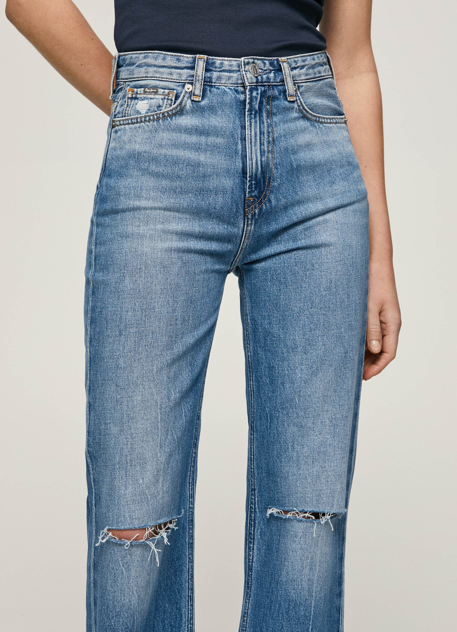 Calça jeans JEAN HARPER FIT FLARE TIRO ALTO - jeans