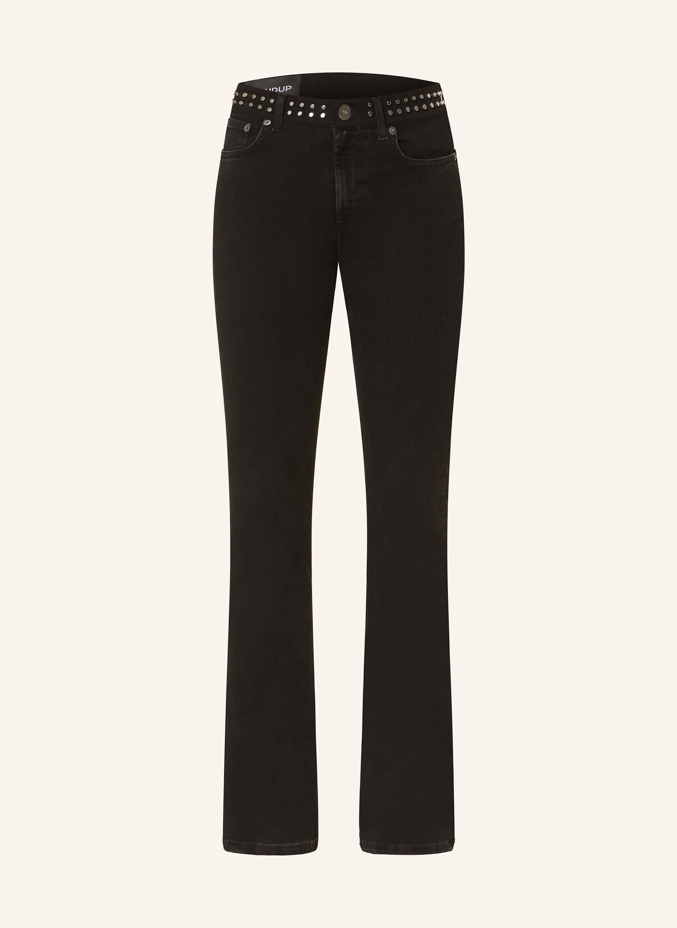 Dondup Flared Jeans mit Nieten