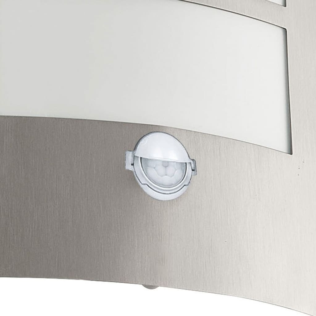 EGLO Buitenmuurlamp met sensor City zilverkleurig 88142