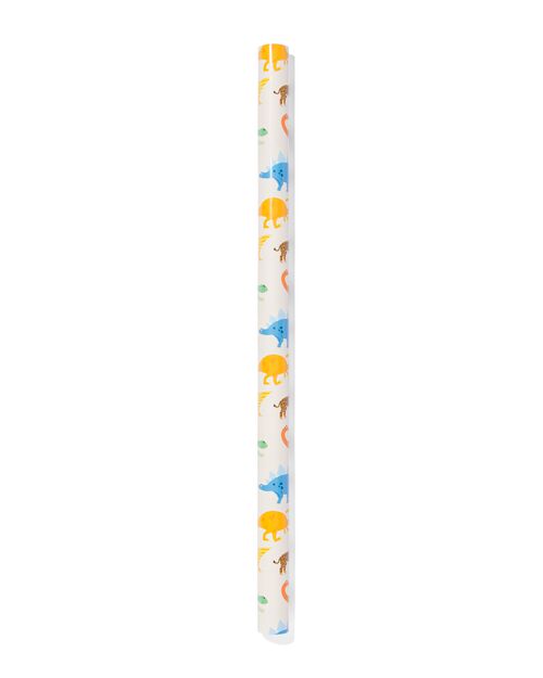 papier cadeau 200x70 dinosaure