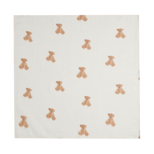 Jollein Teddy Bear Multidoek Hydrofiel Small 3 Stuks