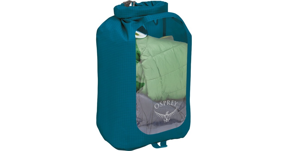 OspreyDry Sack 12 with Window packsack  (Blauw, 12 liter)
