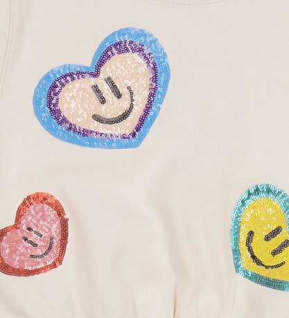 Molo Pullover - Marge - Pailletten Hearts