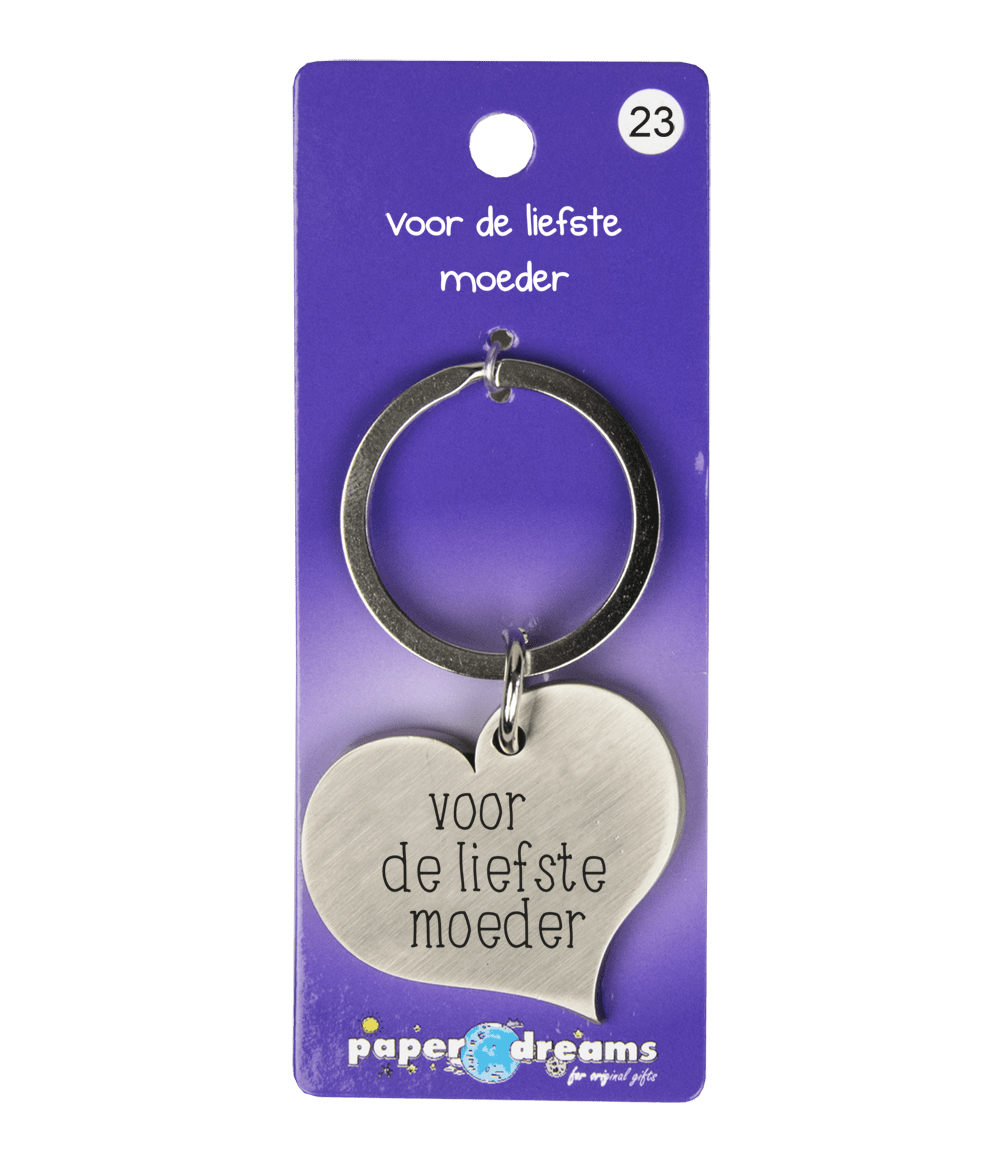 Sleutelhanger Liefste Moeder 10cm