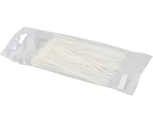 Haupa 262504 Kabelbinders 142x2,5 mm Nylon transparant 100 stuks
