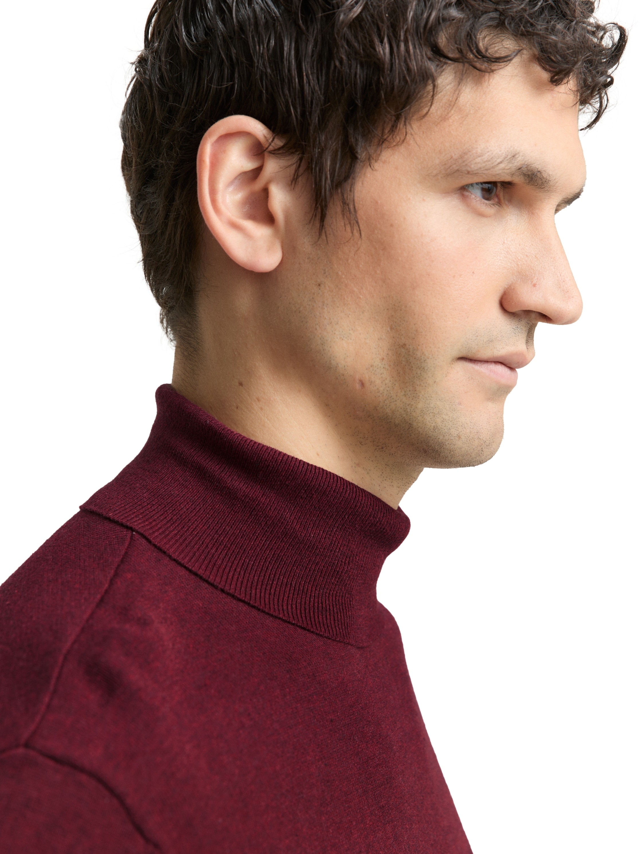 TOM TAILOR Rollkragenpullover , im Strick-Design