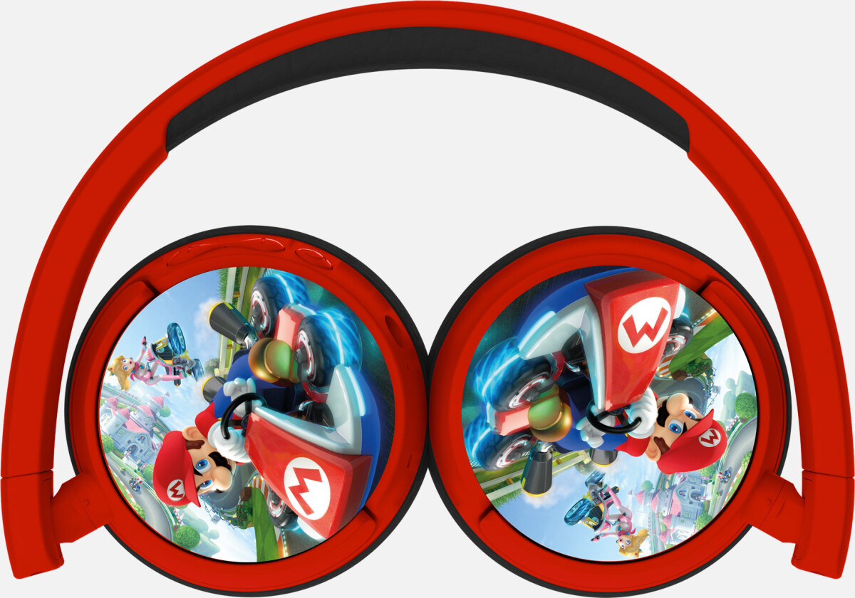 Mario Kart - Hovedtelefoner Til Børn - Med Voksenkontrol - Otl