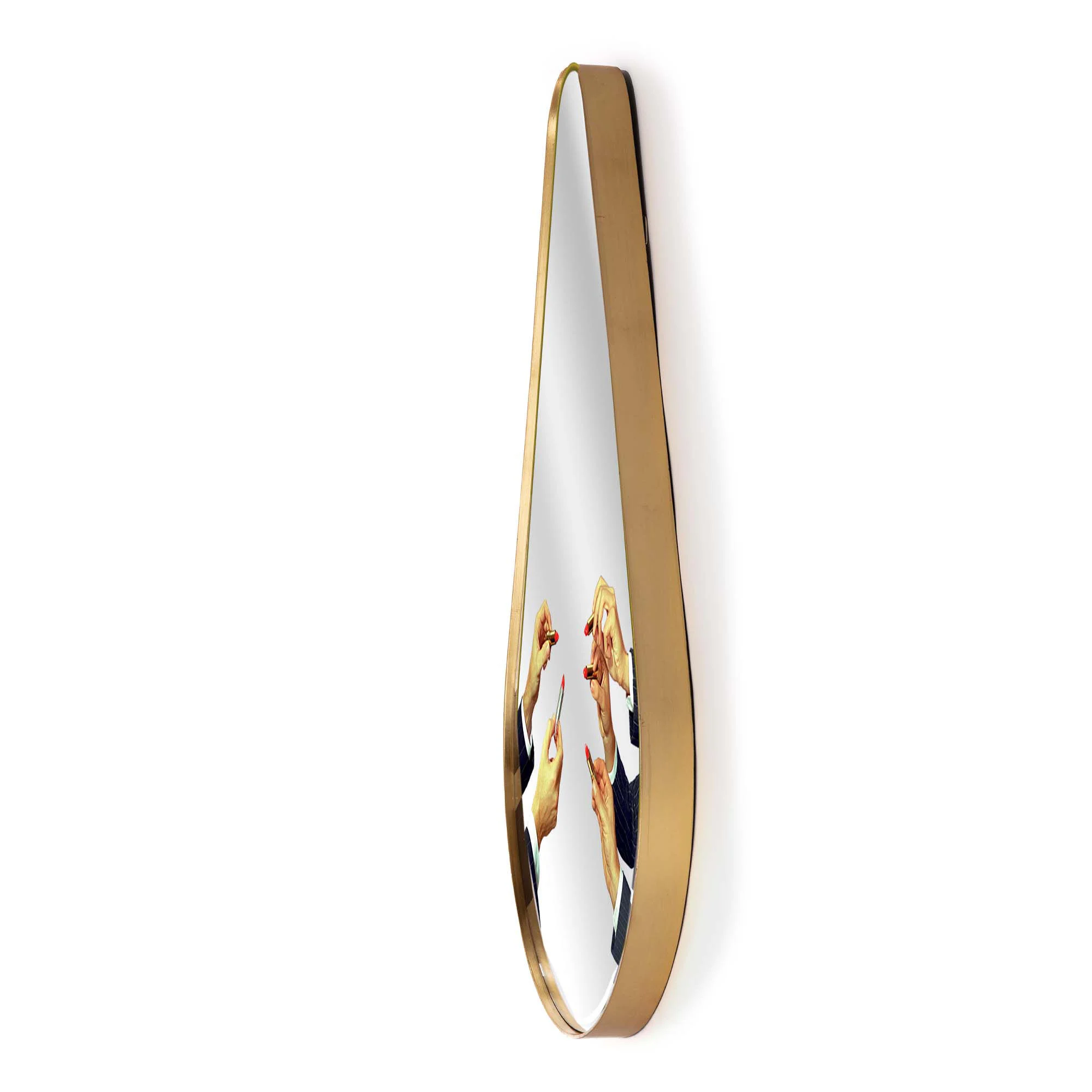 TOILETPAPER PEAR - Mirroir mural bois | Multicolore