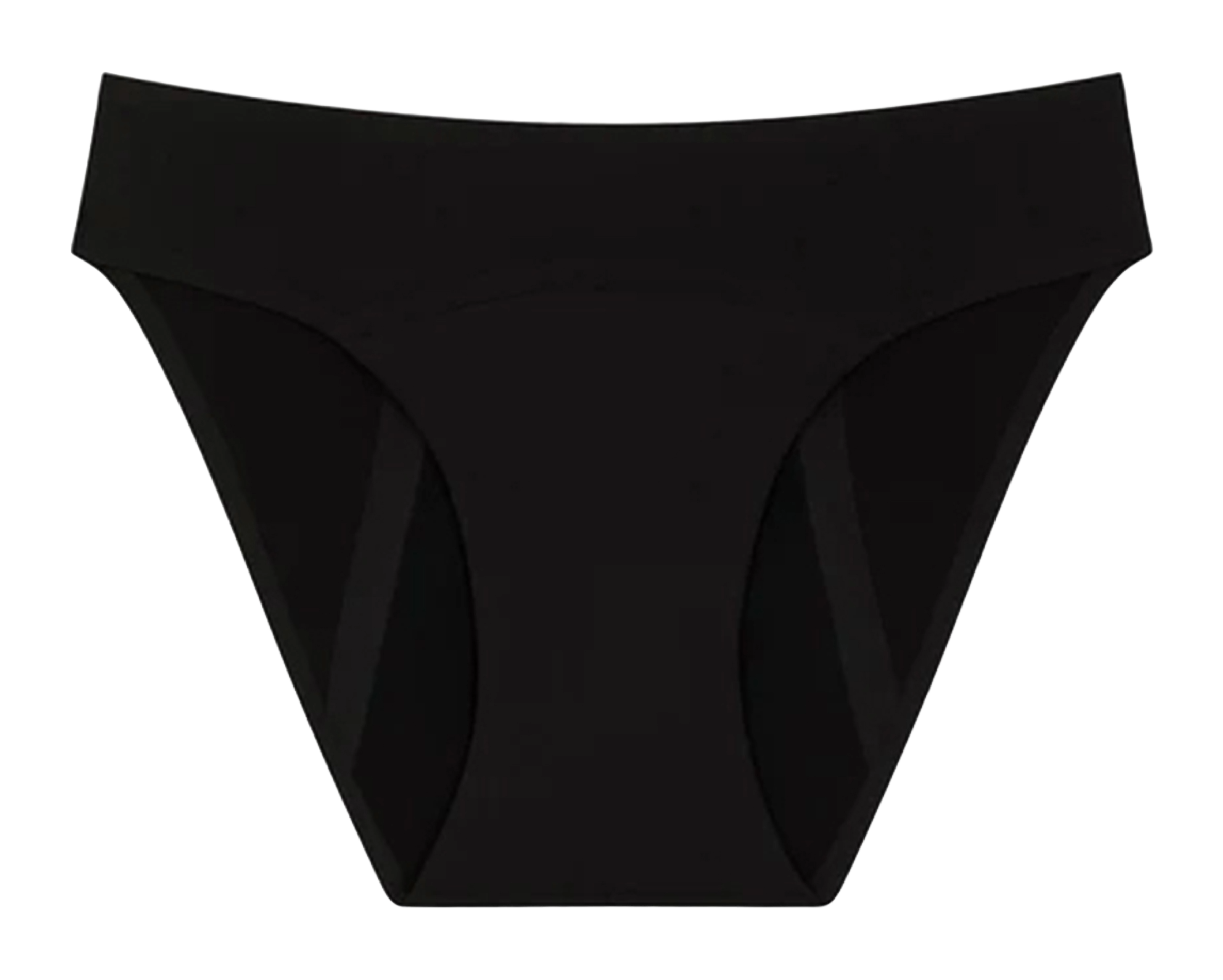 HECATE - Culotte menstruelle en fibres recyclées mélangées | Noir