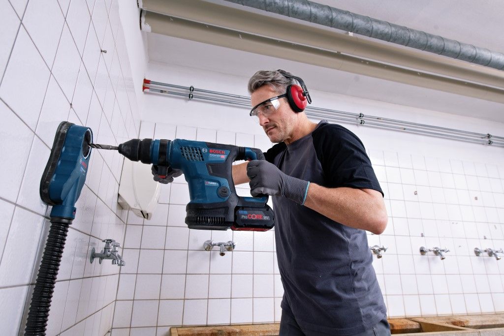 Bosch GBH 18V-34 CF Accu boorhamer set in Koffer - 0611914002