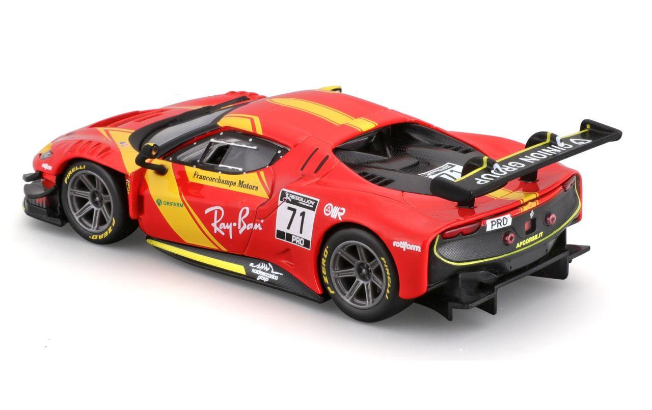Ferrari Racing 296 GT3 2023 Rot 1:43Sammlermodell im Massstab 1:43
