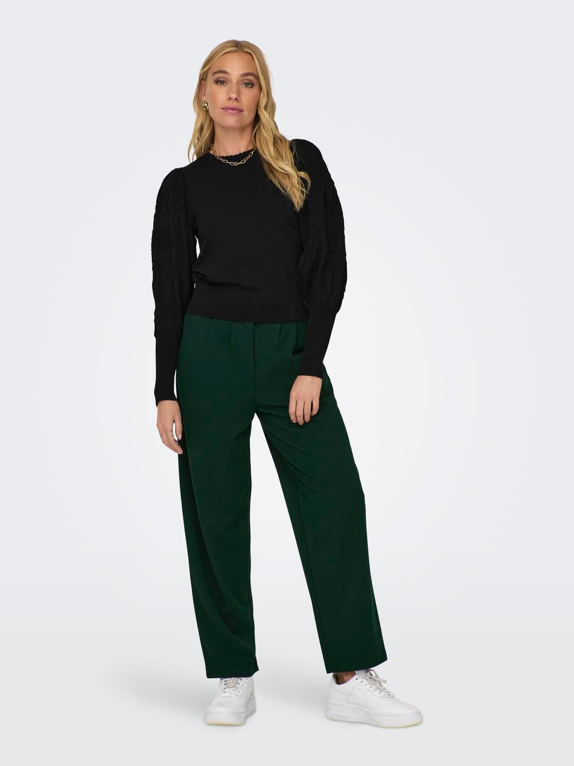 ONLMELITA Strickpullover Black