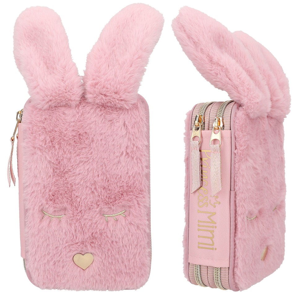 Princess Mimi Dobbelt Penalhus m/lange øre BUNNY BALLET ( 0412864 )