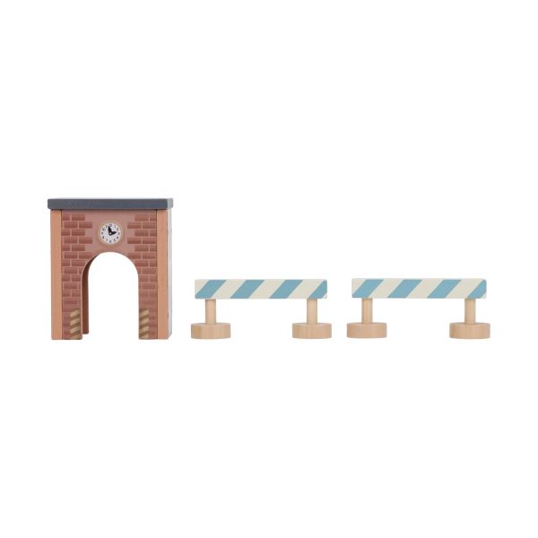 Little Dutch Kraan Set Met Treinbaan