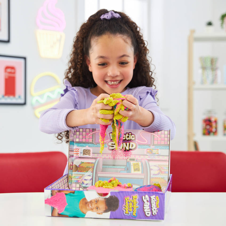 Kinetic Sand speelzand regenboog taartwinkel