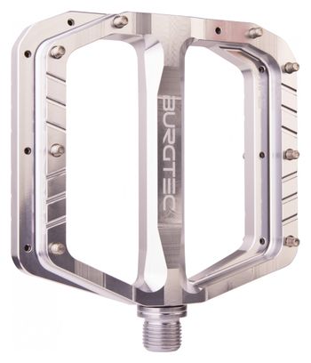 Paire de Pédales Plates Burgtec Penthouse MK5 Argent Rhodium