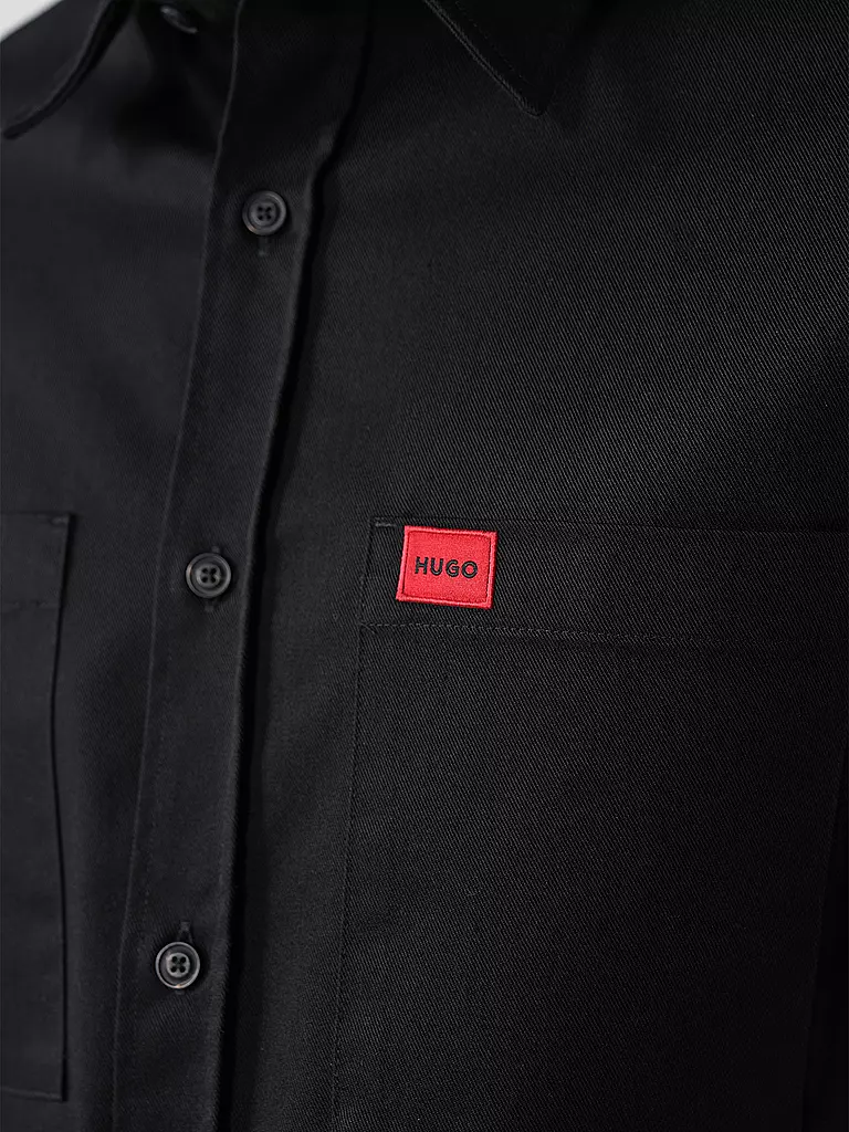 HUGO Overshirt EGRIN schwarz