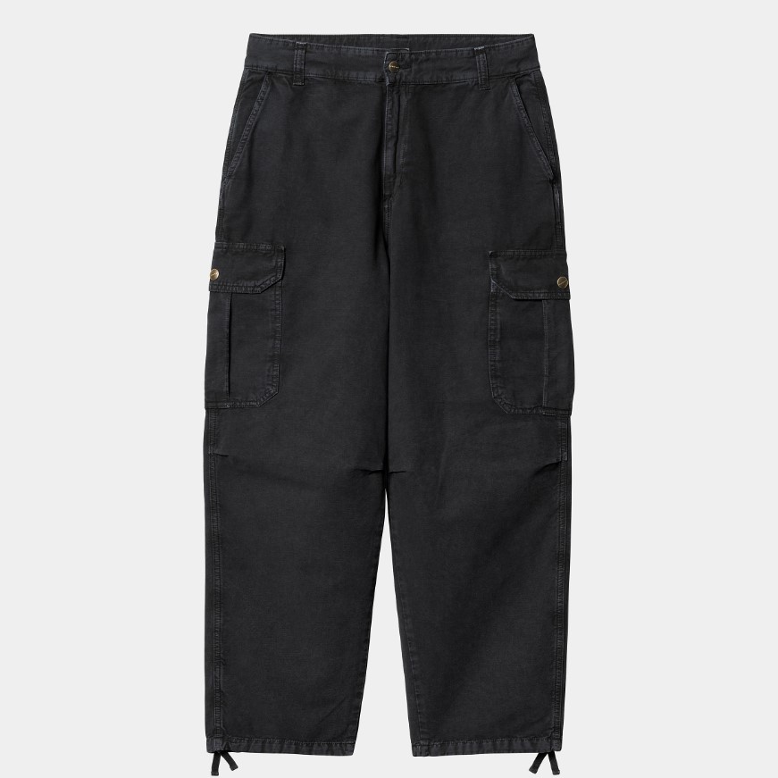Carhartt WIP Stanton Cargo Pant Black Stone Washed