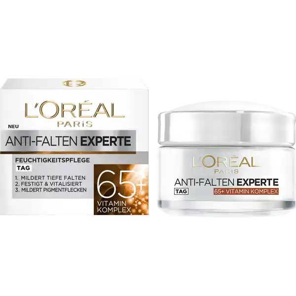 Gesichtscreme Anti-Falten Experte 65+ Tagespflege