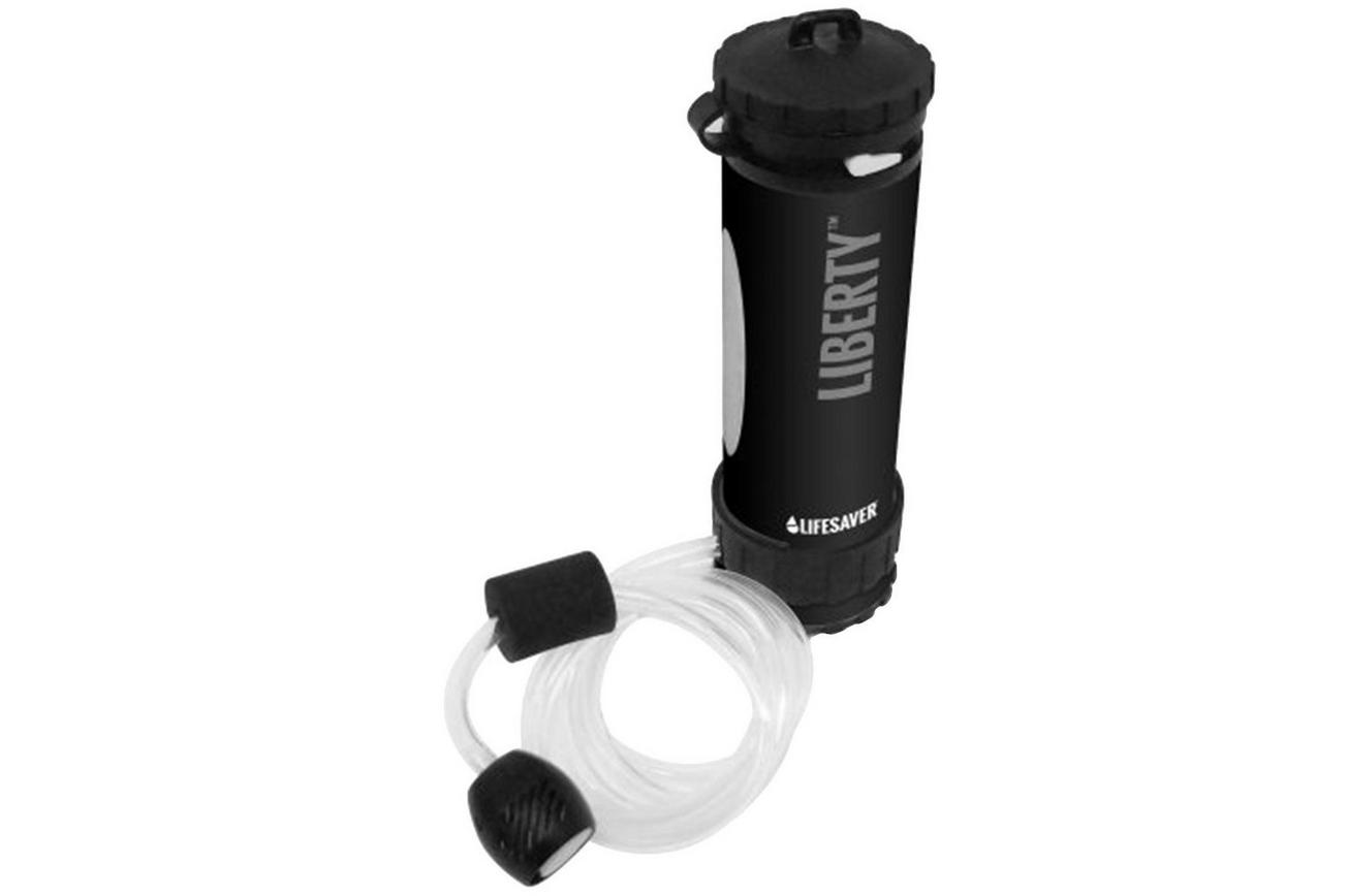 LifeSaver Liberty™ waterfles met filter, zwart