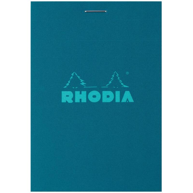 Rhodia bloc agrafé COULEURS N°11 5/5 80 feuillets microperforés, couvertures assorties - Assortis