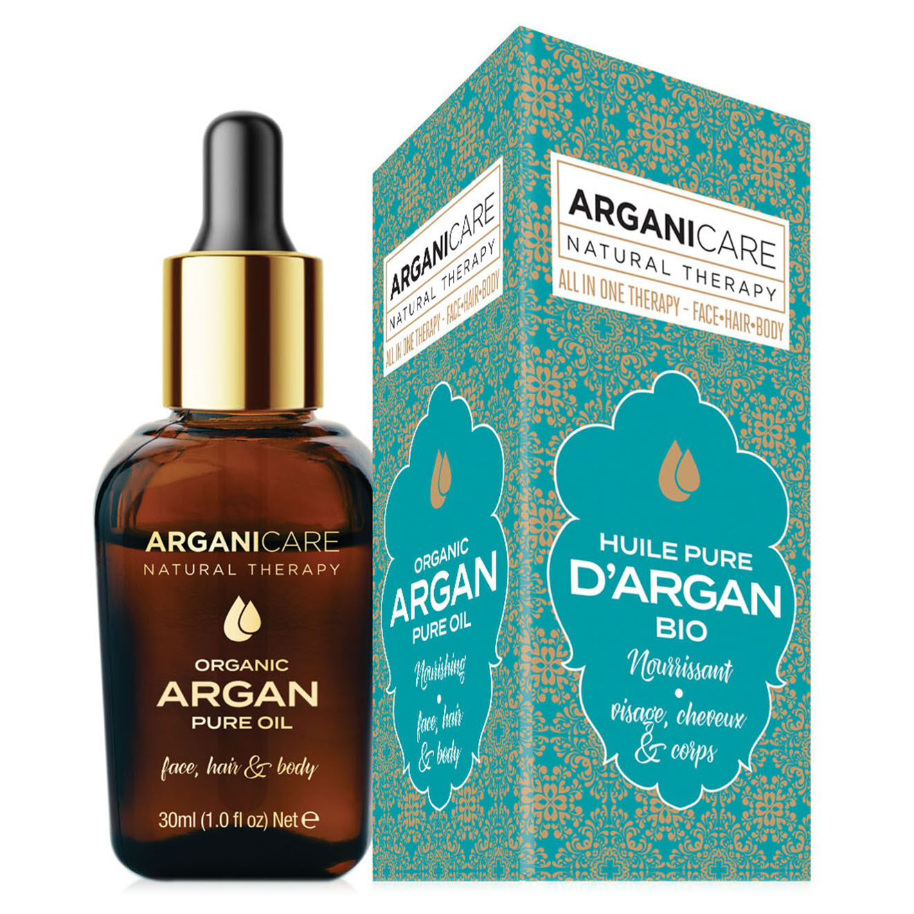 Arganicare Huile d'Argan Bio 3-1 30 ml