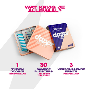 Dappr Flexibele Pleisters Stripes 30ST