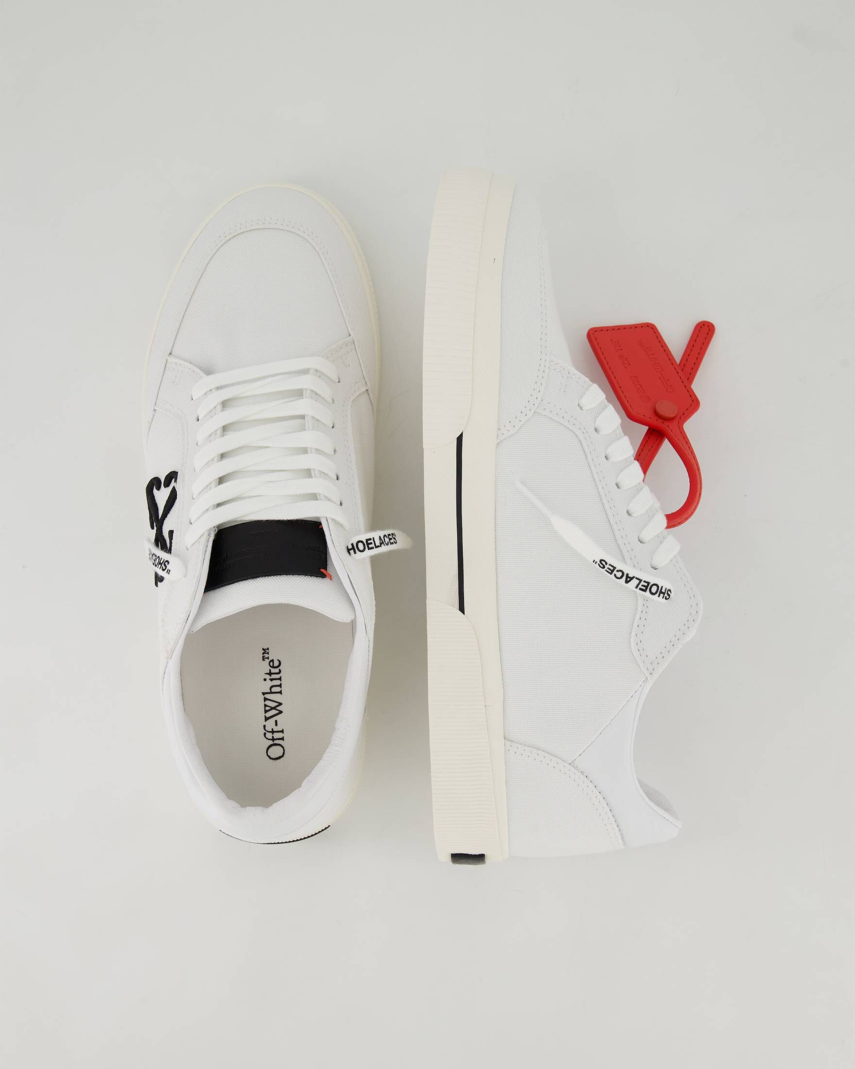 Off-White| Herren Sneaker NEW LOW VULCANIZED CANVAS mit Leder